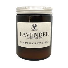Load image into Gallery viewer, Lavender Essential Oil Pharmacy Jar Candle 155g
