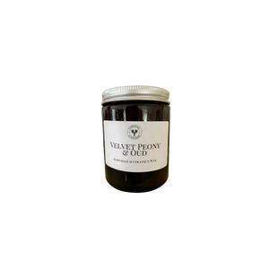 Velvet Peony & Oud Pharmancy Jar Candle. 155g