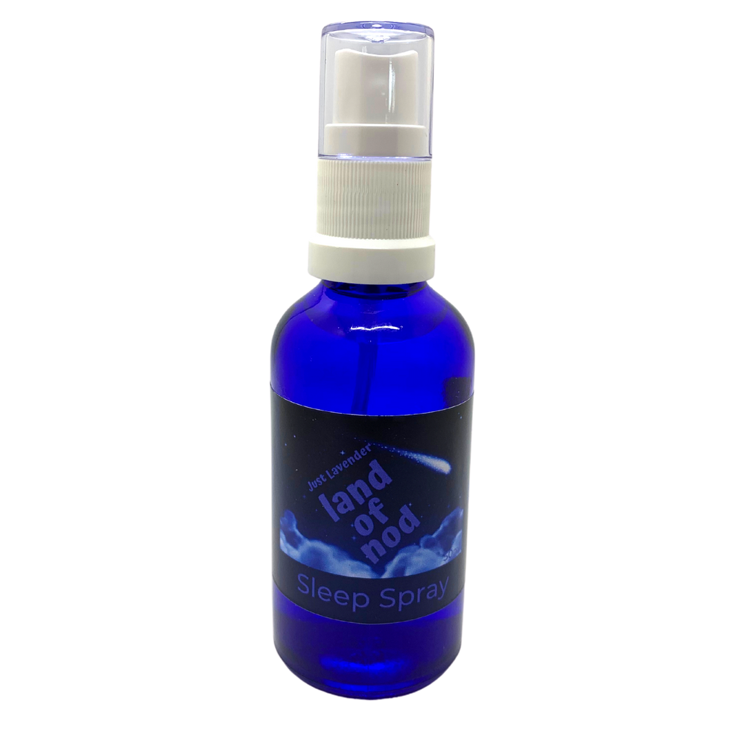 Our Lavender land of Nod sleep spray is suitable for over two's and can help their busy little minds relax into a peaceful sleep