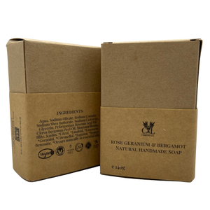 Rose Geranium & Bergamot Soap Bar Large